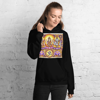 Damen Hoodie Drei Götter – Premium-Qualität, stilvolle Freizeitmode mit einzigartigem Drei-Götter-Design, komfortable und entspannte Passform